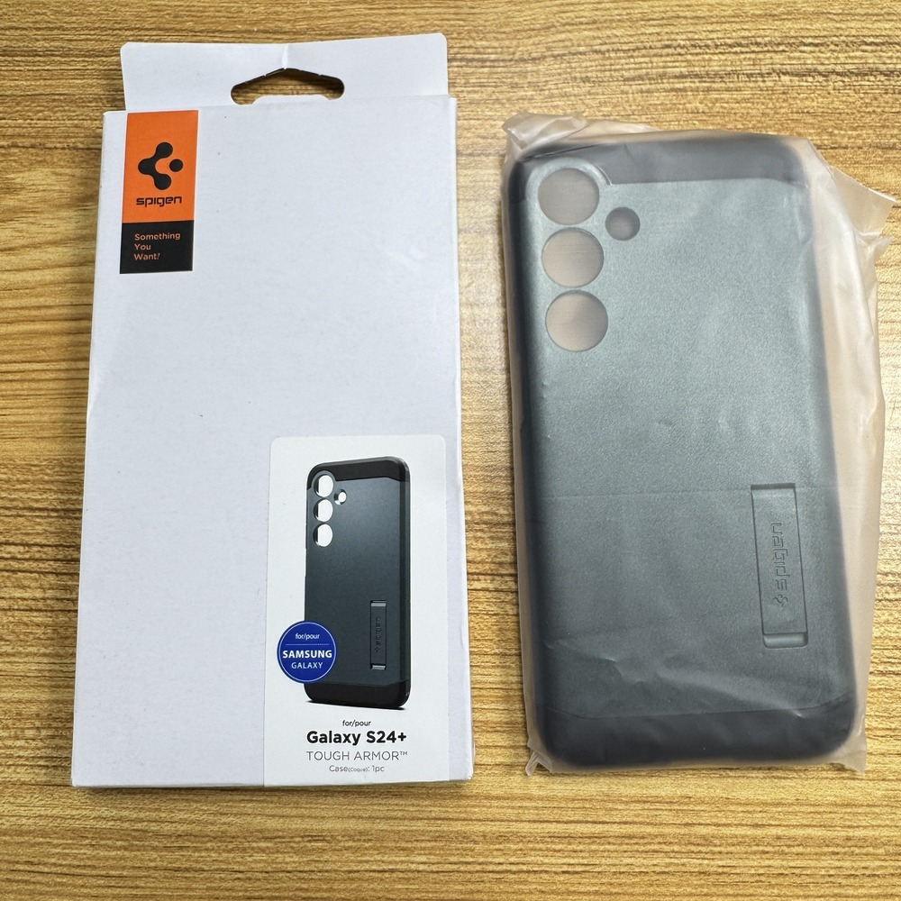 Spigen Tough Armor Galaxy S24 + Plus Case [Kickstand] - Abyss Green‎ ACS07334